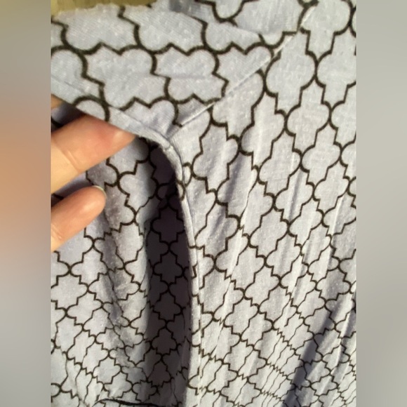 SOMA Soft Blue Geometric Night Dress Sz XS - Picture 2 of 8